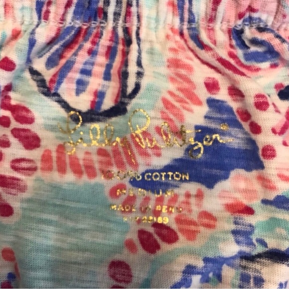 Lilly Pulitzer Ruffle Tube Top Size Medium - Picture 6 of 6